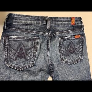 7 for All Mankind “A” Pocket Jeans size 24